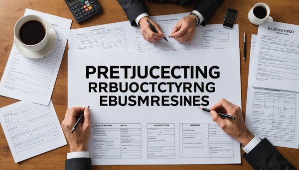 Les formes juridiques de redressement pour entreprise en difficulté